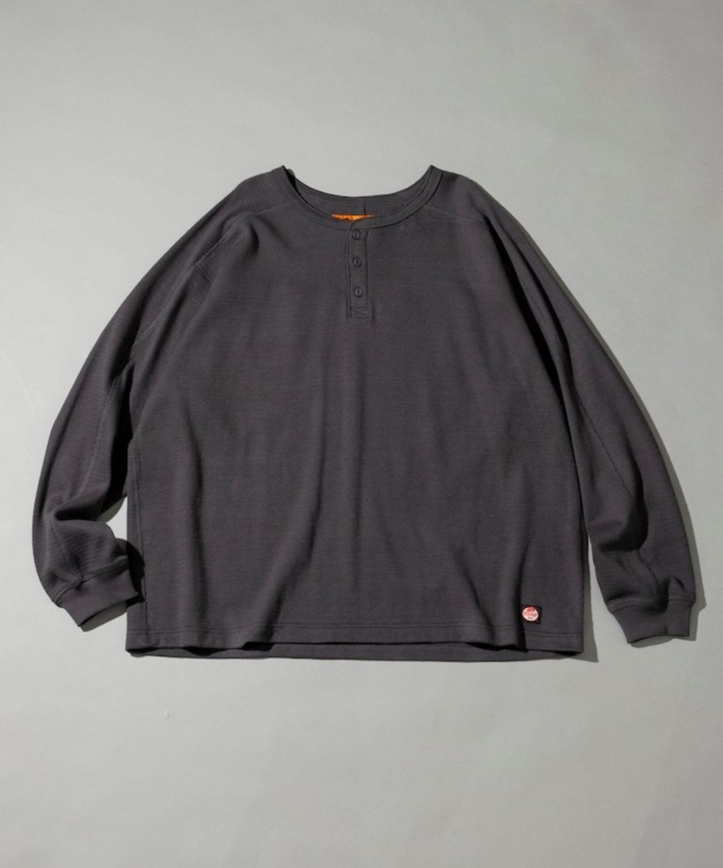 RED KAP x FREAKS STORE 網眼布亨利領長袖上衣_4