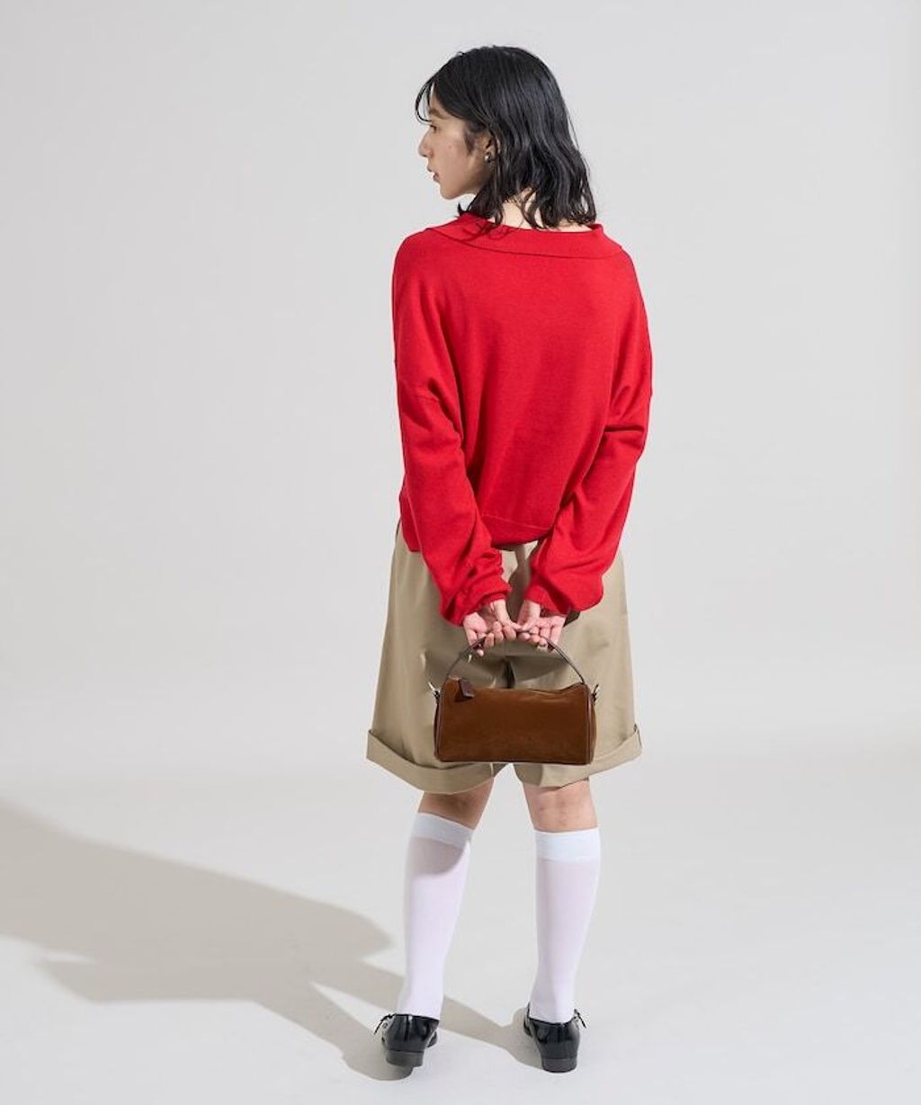 FREAKS STORE 短版開襟POLO領薄針織上衣_14