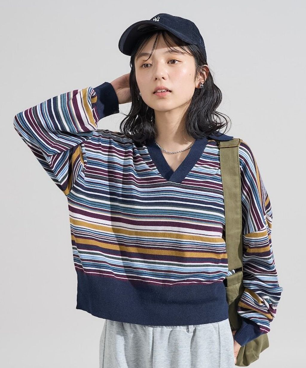 FREAKS STORE 短版開襟POLO領薄針織上衣_31