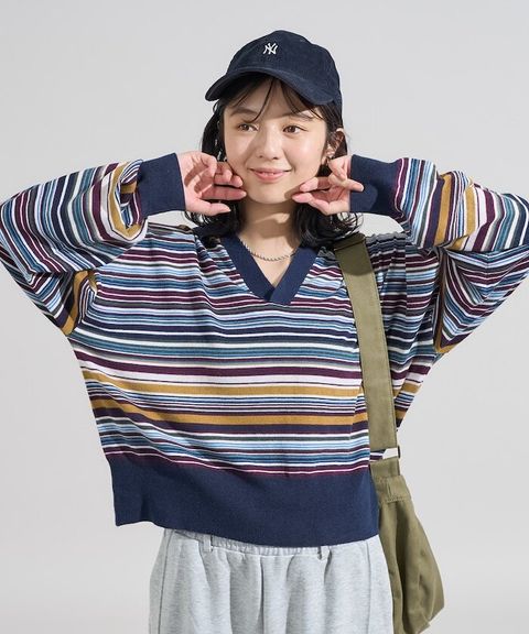 FREAKS STORE 短版開襟POLO領薄針織上衣_6