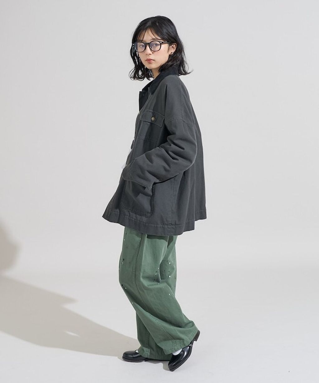FREAKS STORE 燈芯絨領古著感工裝外套_14