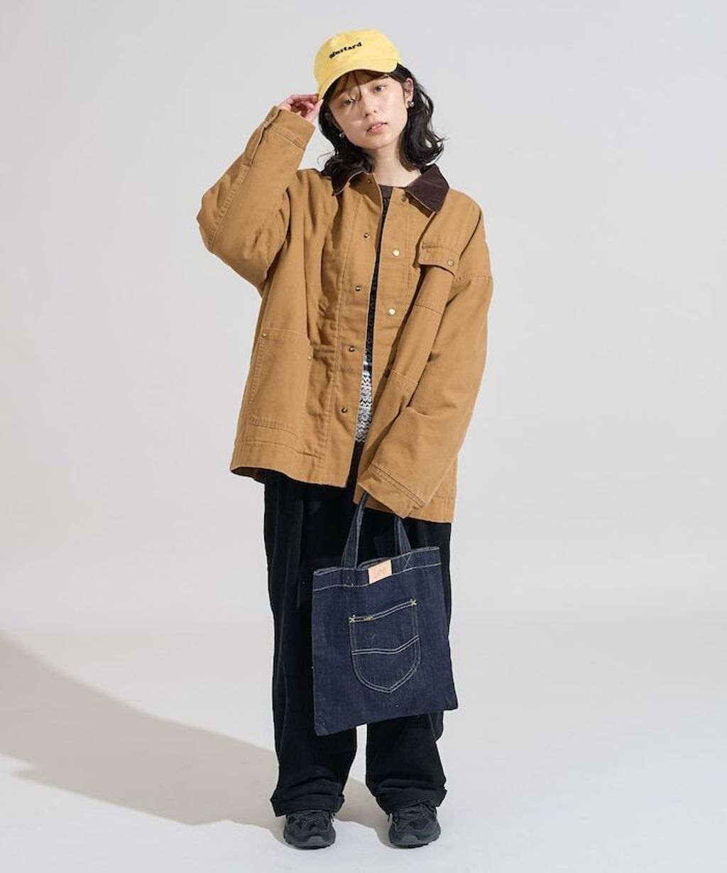 FREAKS STORE 燈芯絨領古著感工裝外套_4