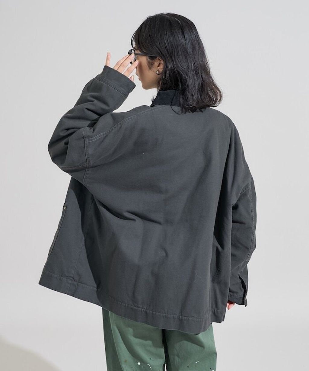 FREAKS STORE 燈芯絨領古著感工裝外套_20