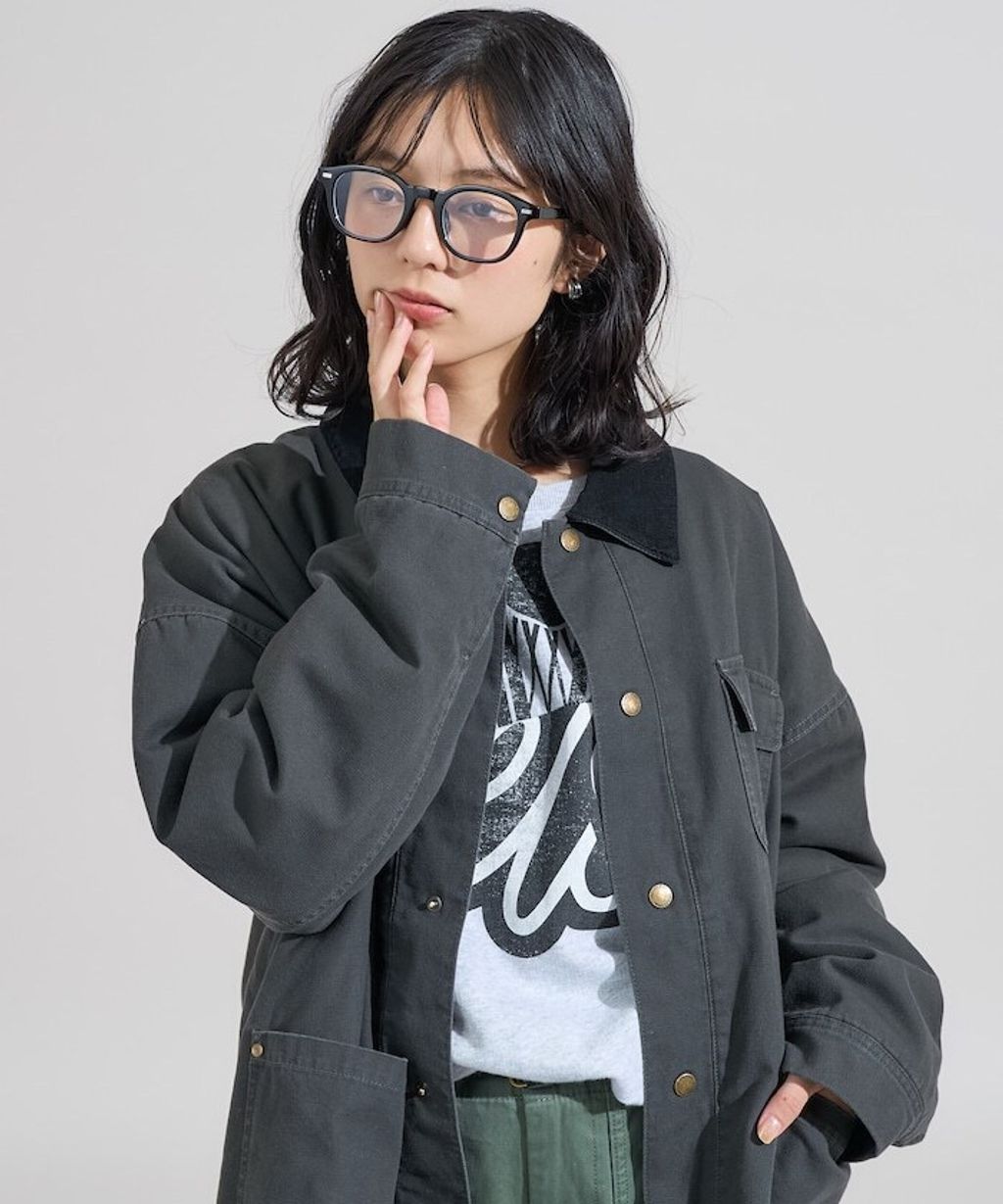 FREAKS STORE 燈芯絨領古著感工裝外套_16
