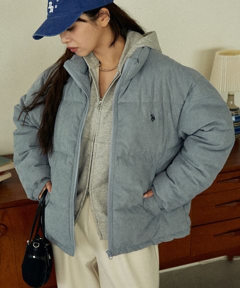 U.S. POLO ASSN. 燈芯絨保暖中綿外套_11