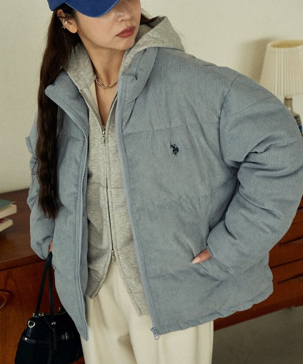 U.S. POLO ASSN. 燈芯絨保暖中綿外套_3
