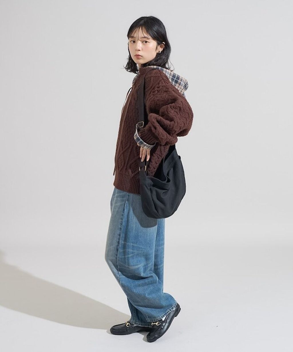 FREAKS STORE 前後兩穿編織綁帶針織衫_6