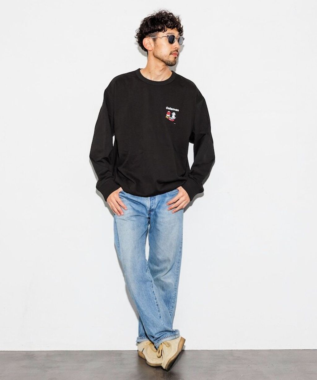 Coleman×matsui×FREAKS STORE rocky camping下擺抽繩大學T_8