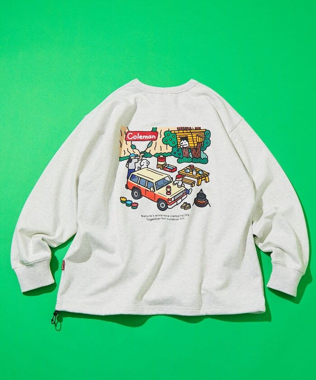 Coleman×matsui×FREAKS STORE rocky camping下擺抽繩大學T_28