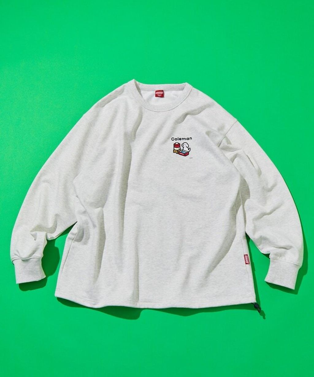 Coleman×matsui×FREAKS STORE rocky camping下擺抽繩大學T_20
