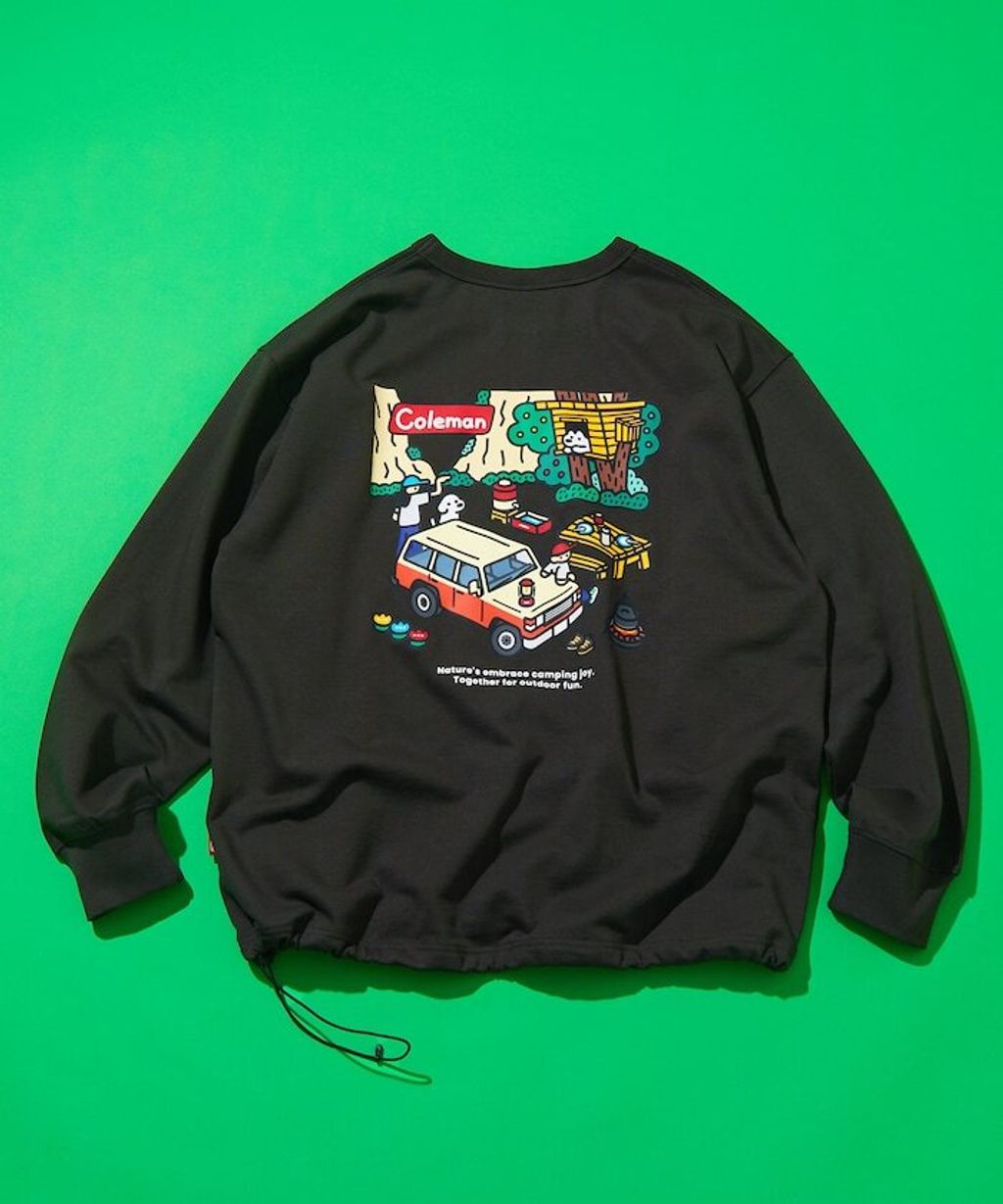 Coleman×matsui×FREAKS STORE rocky camping下擺抽繩大學T_13