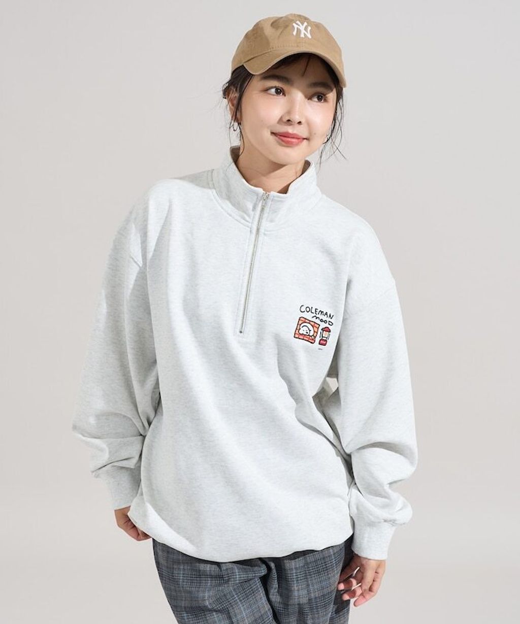 Coleman×matsui×FREAKS STORE 露營燈圖鑑下擺抽繩開衫襟長袖上衣_8