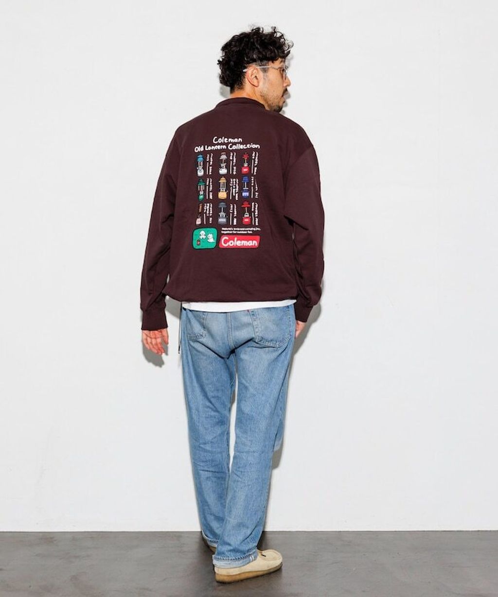 Coleman×matsui×FREAKS STORE 露營燈圖鑑下擺抽繩開衫襟長袖上衣_11