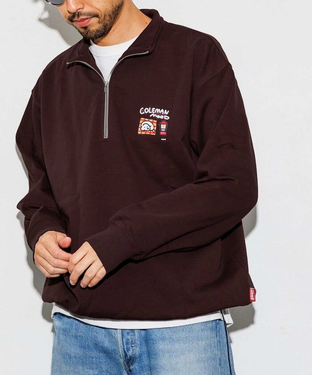 Coleman×matsui×FREAKS STORE 露營燈圖鑑下擺抽繩開衫襟長袖上衣_13