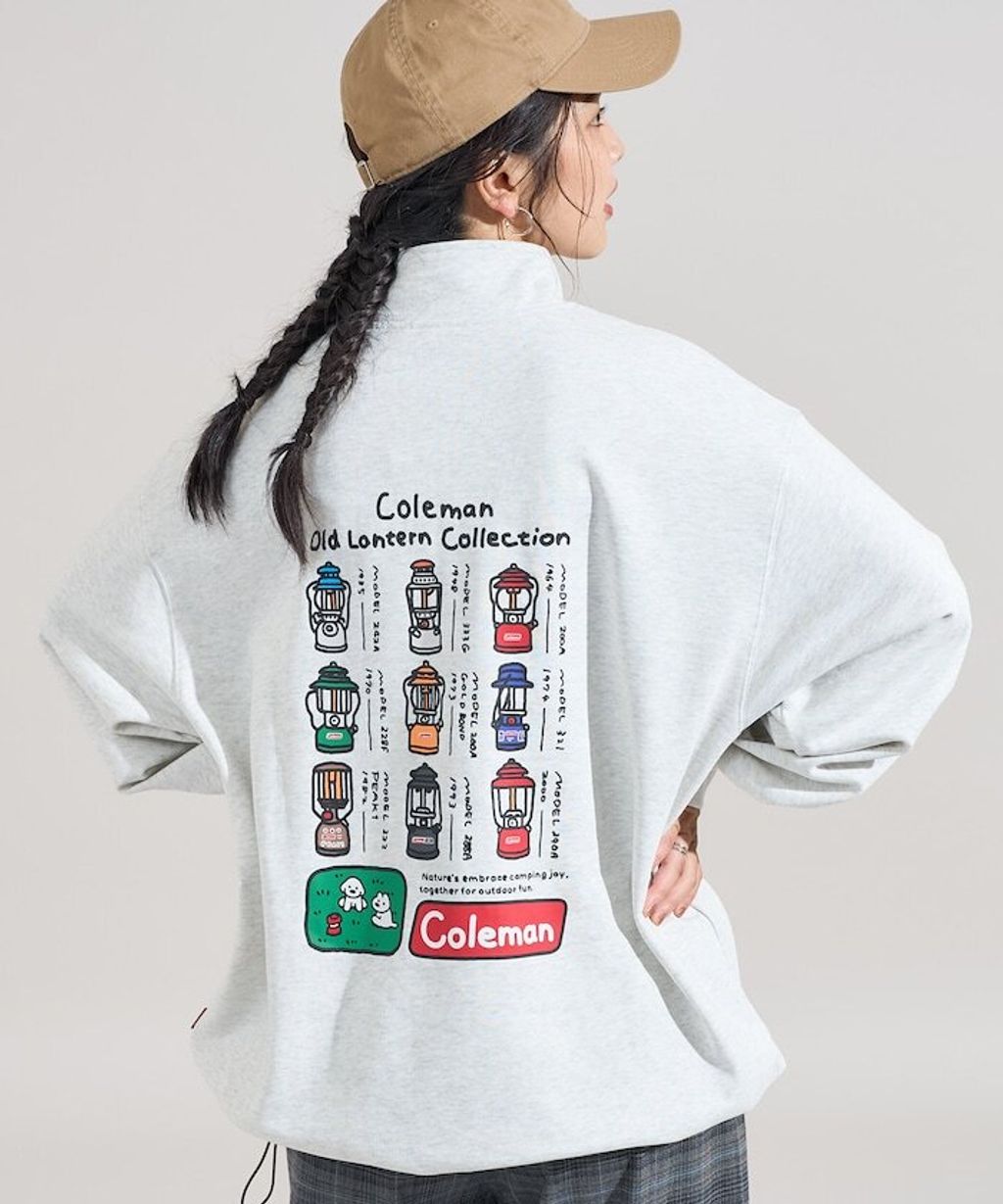 Coleman×matsui×FREAKS STORE 露營燈圖鑑下擺抽繩開衫襟長袖上衣_2