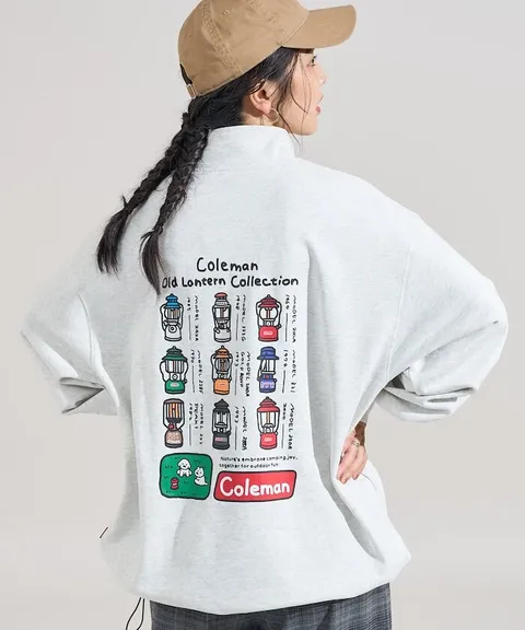 Coleman×matsui×FREAKS STORE 露營燈圖鑑下擺抽繩開衫襟長袖上衣_2
