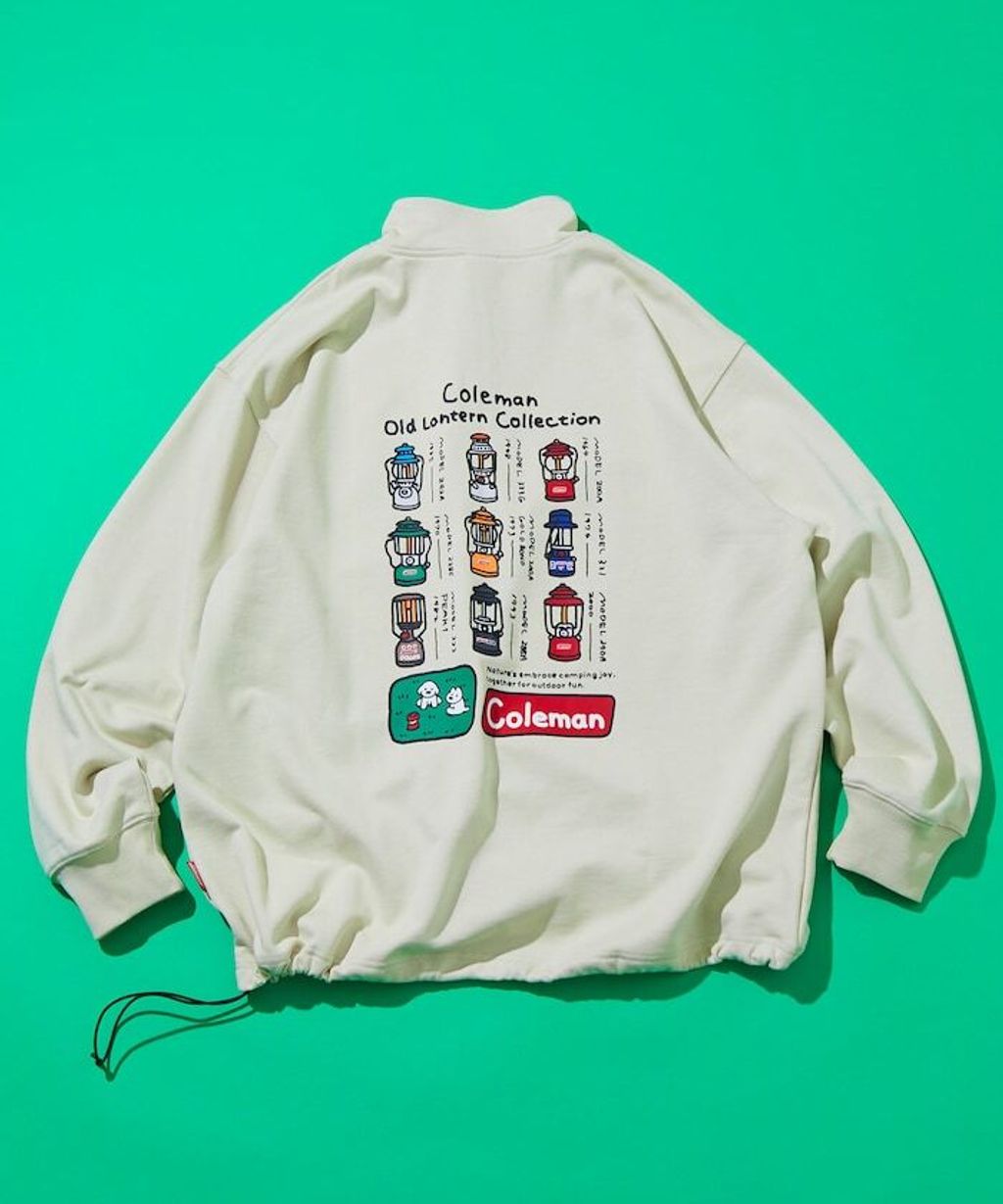 Coleman×matsui×FREAKS STORE 露營燈圖鑑下擺抽繩開衫襟長袖上衣_20