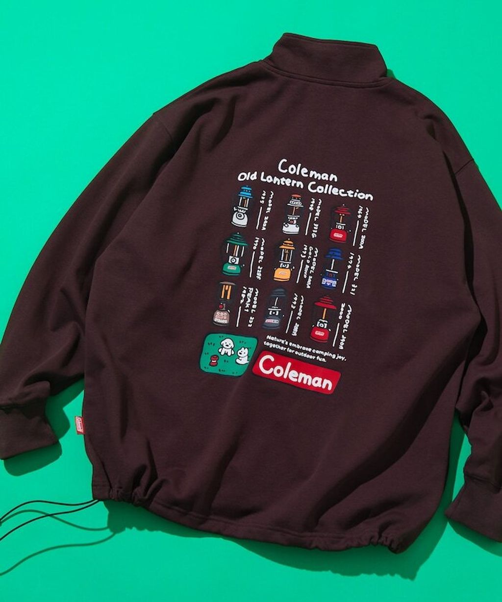 Coleman×matsui×FREAKS STORE 露營燈圖鑑下擺抽繩開衫襟長袖上衣_18