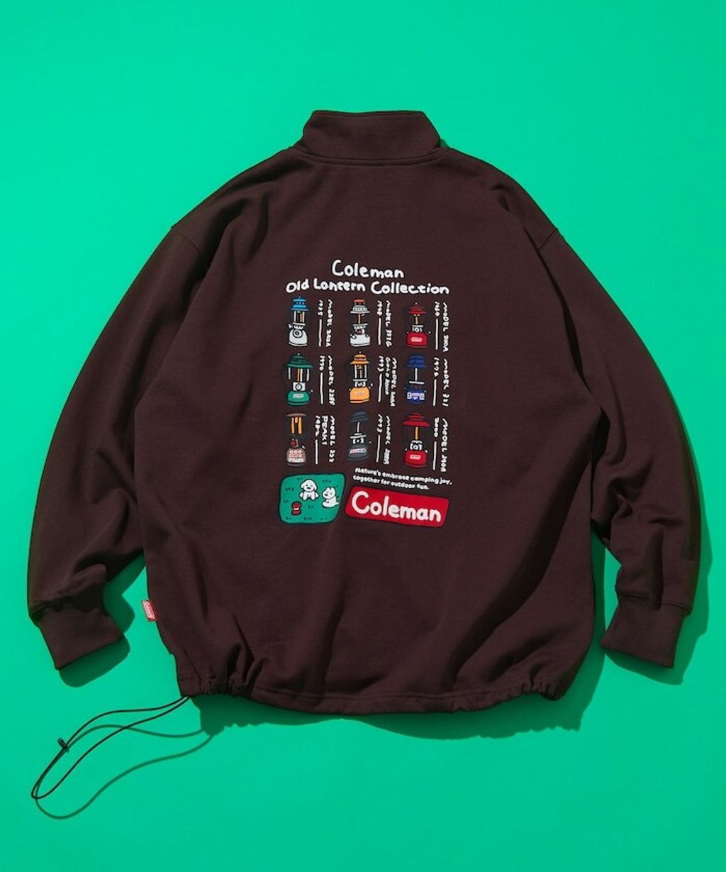 Coleman×matsui×FREAKS STORE 露營燈圖鑑下擺抽繩開衫襟長袖上衣_17