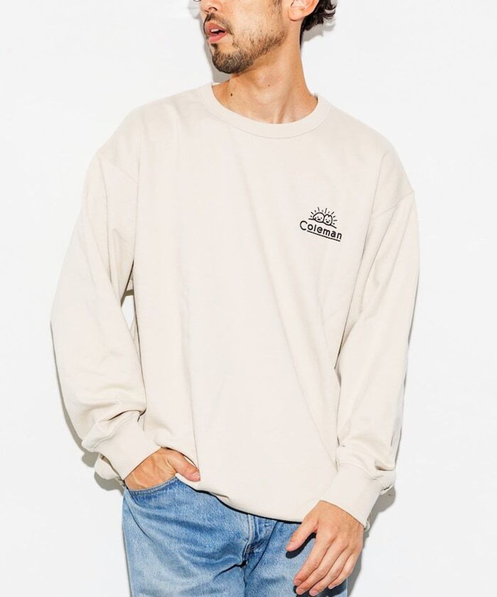 Coleman×matsui×FREAKS STORE Camping Joy下擺抽繩大學T_12