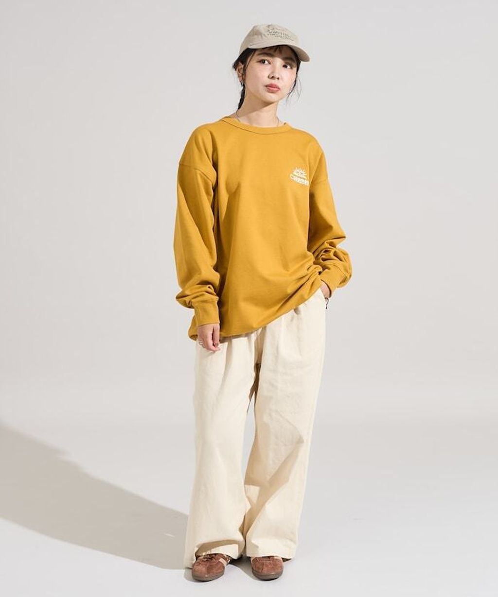 Coleman×matsui×FREAKS STORE Camping Joy下擺抽繩大學T_5
