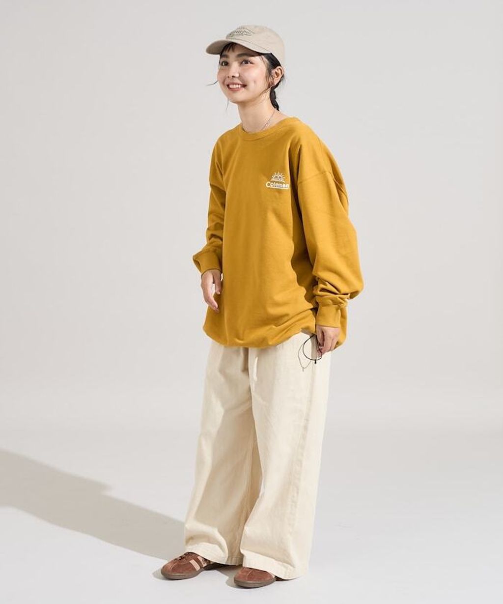 Coleman×matsui×FREAKS STORE Camping Joy下擺抽繩大學T_6