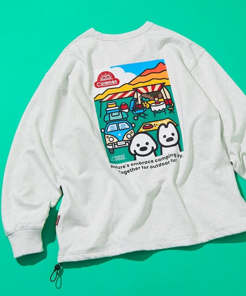 Coleman×matsui×FREAKS STORE Camping Joy下擺抽繩大學T_38