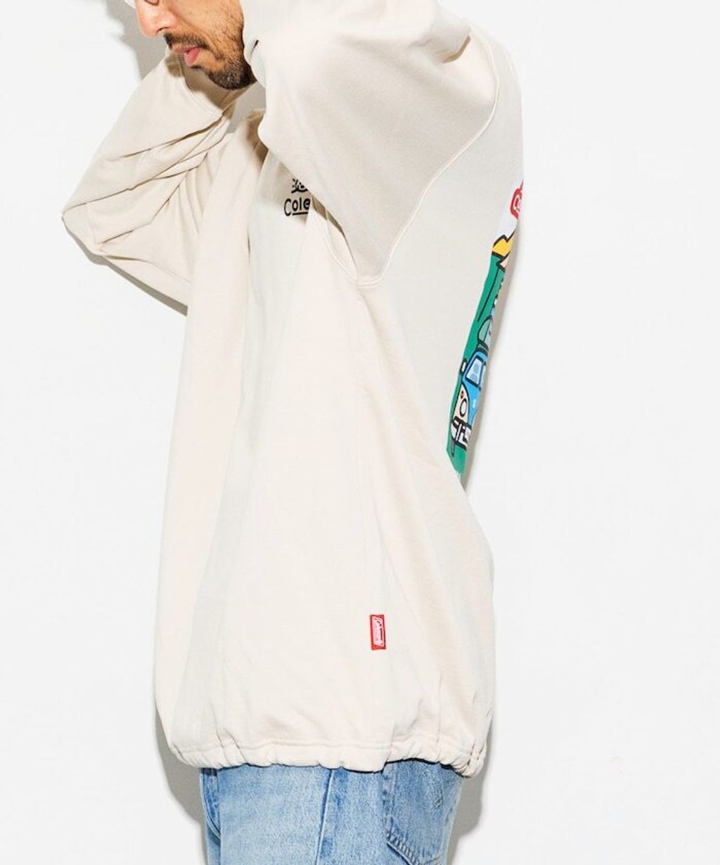 Coleman×matsui×FREAKS STORE Camping Joy下擺抽繩大學T_14