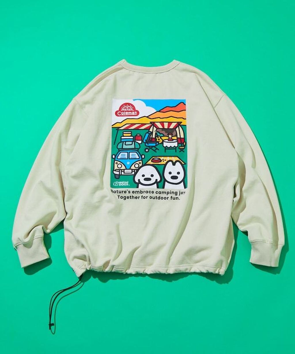 Coleman×matsui×FREAKS STORE Camping Joy下擺抽繩大學T_24