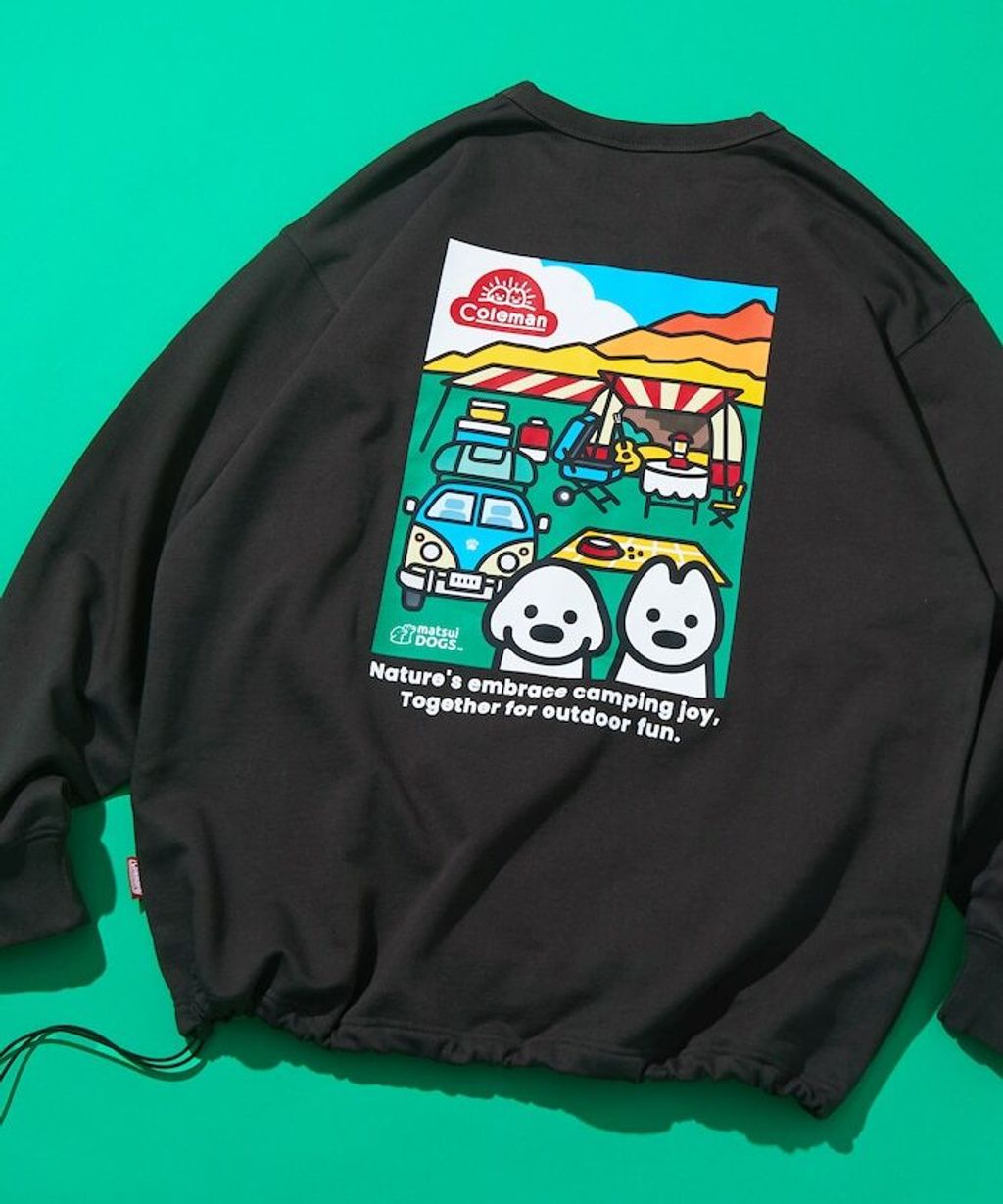 Coleman×matsui×FREAKS STORE Camping Joy下擺抽繩大學T_20