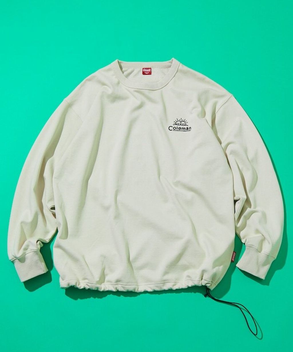 Coleman×matsui×FREAKS STORE Camping Joy下擺抽繩大學T_23