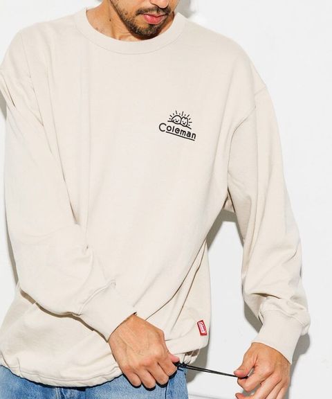 Coleman×matsui×FREAKS STORE Camping Joy下擺抽繩大學T_17
