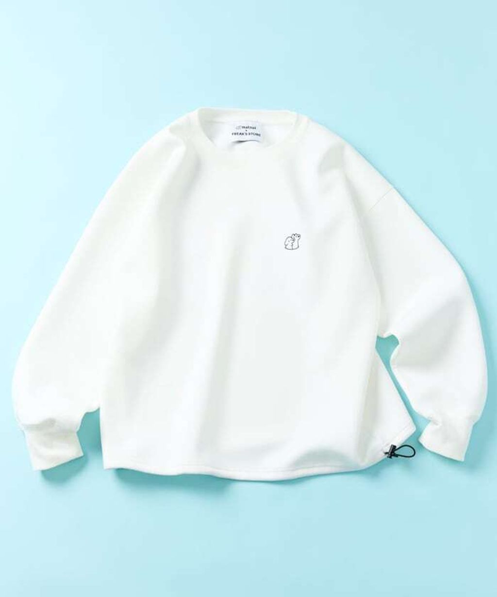matsui×FREAKS STORE 黑膠唱片下擺抽繩刷毛大學T_7
