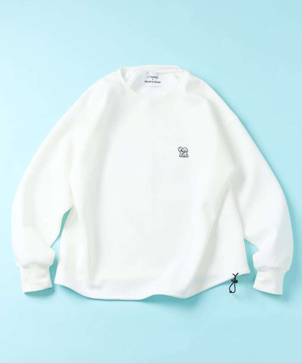 matsui×FREAKS STORE  Take me下擺抽繩刷毛大學T_7