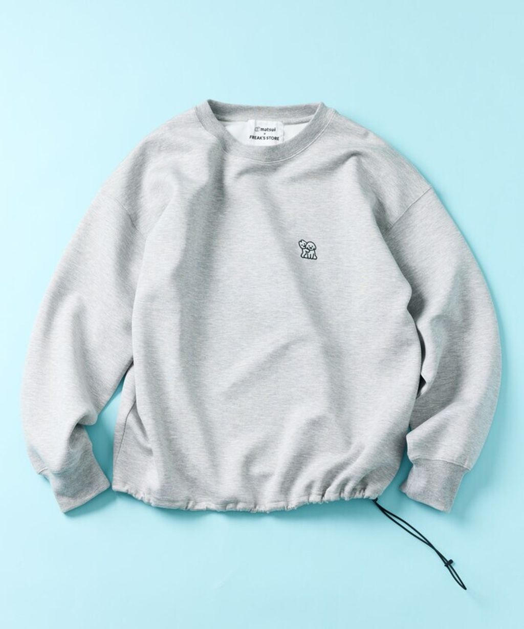 matsui×FREAKS STORE  Take me下擺抽繩刷毛大學T_4