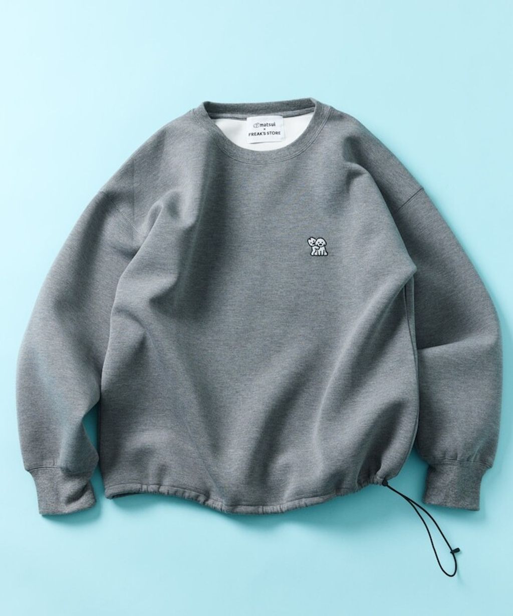 matsui×FREAKS STORE  Take me下擺抽繩刷毛大學T_17