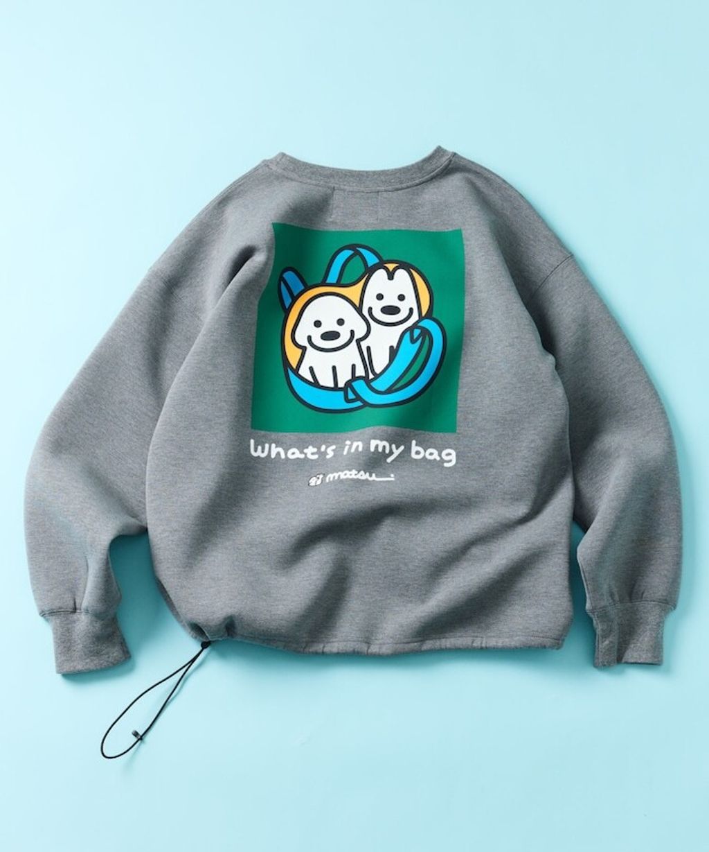 matsui×FREAKS STORE  Take me下擺抽繩刷毛大學T_18