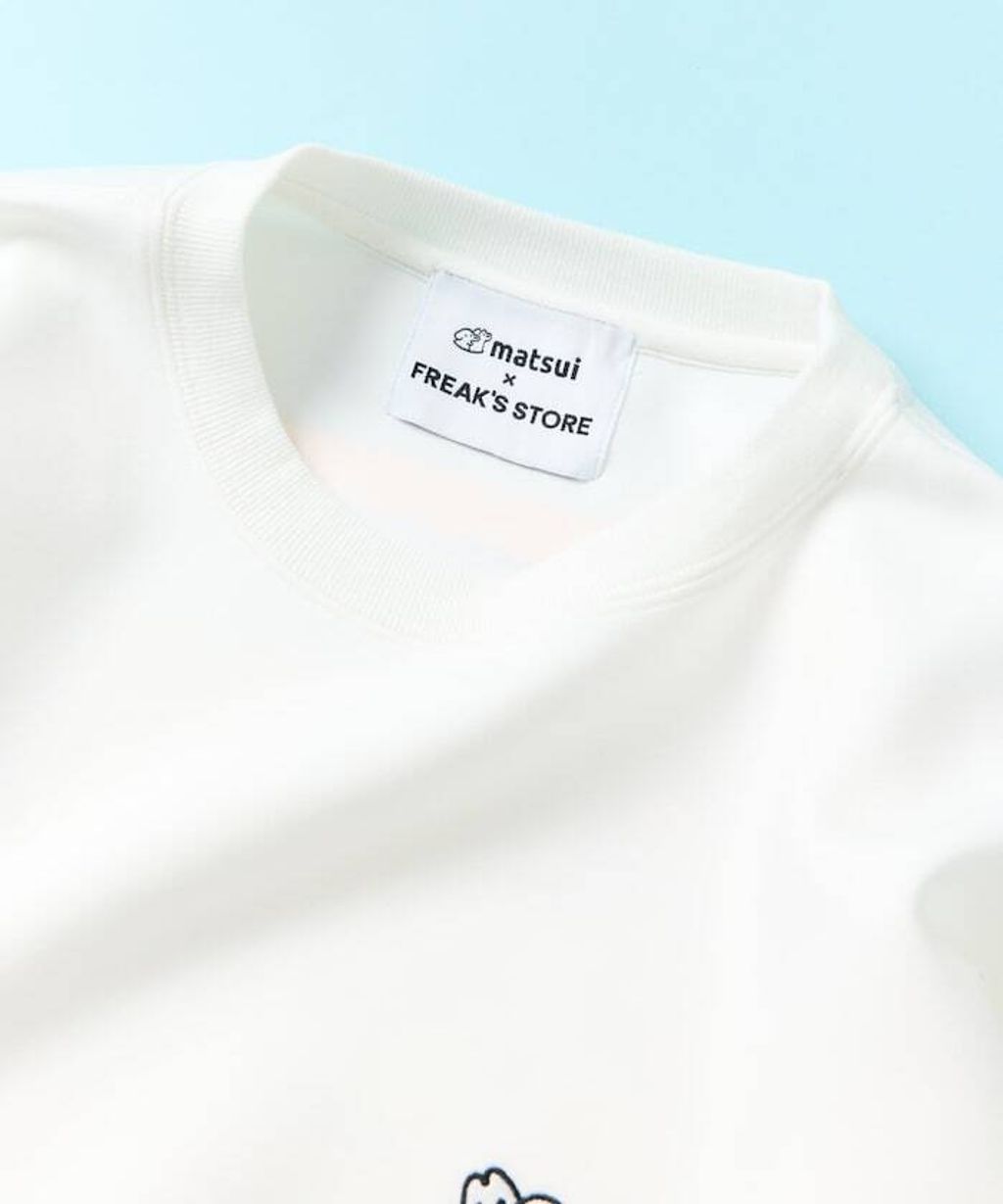 matsui×FREAKS STORE  警告狗狗下擺抽繩刷毛大學T_8