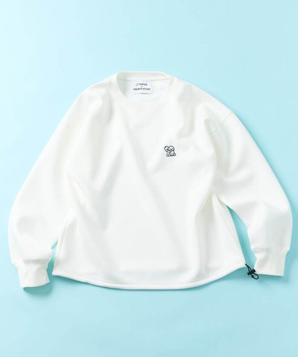 matsui×FREAKS STORE  躺平狗狗下擺抽繩刷毛大學T_7