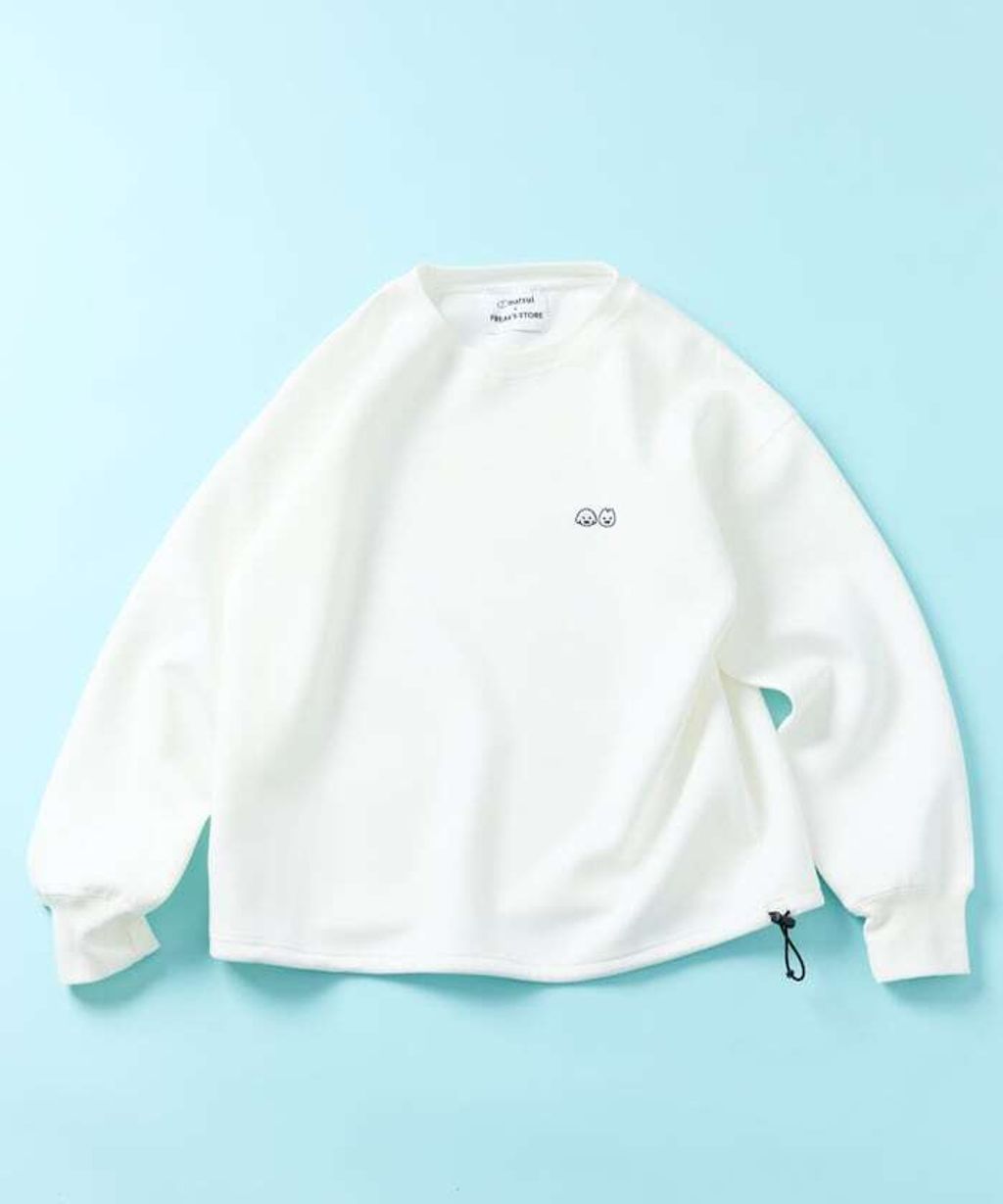 matsui×FREAKS STORE  旅行狗狗下擺抽繩刷毛大學T_7