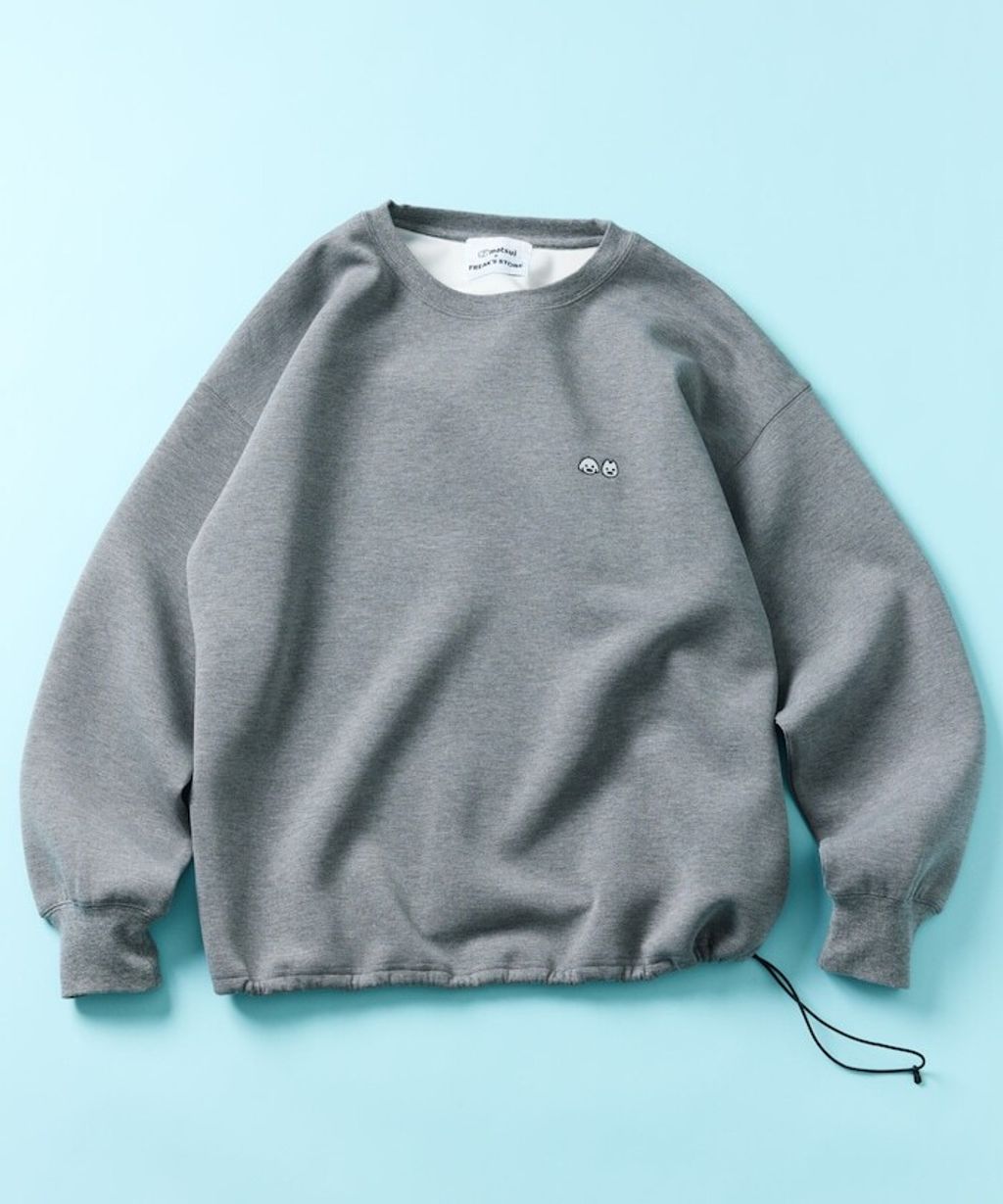 matsui×FREAKS STORE  旅行狗狗下擺抽繩刷毛大學T_18