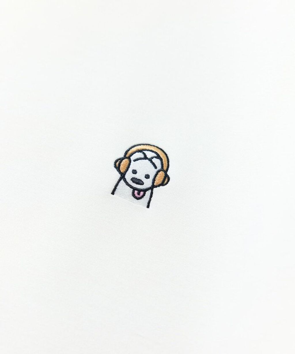 matsui×FREAKS STORE 跳舞狗狗下擺抽繩刷毛大學T_9