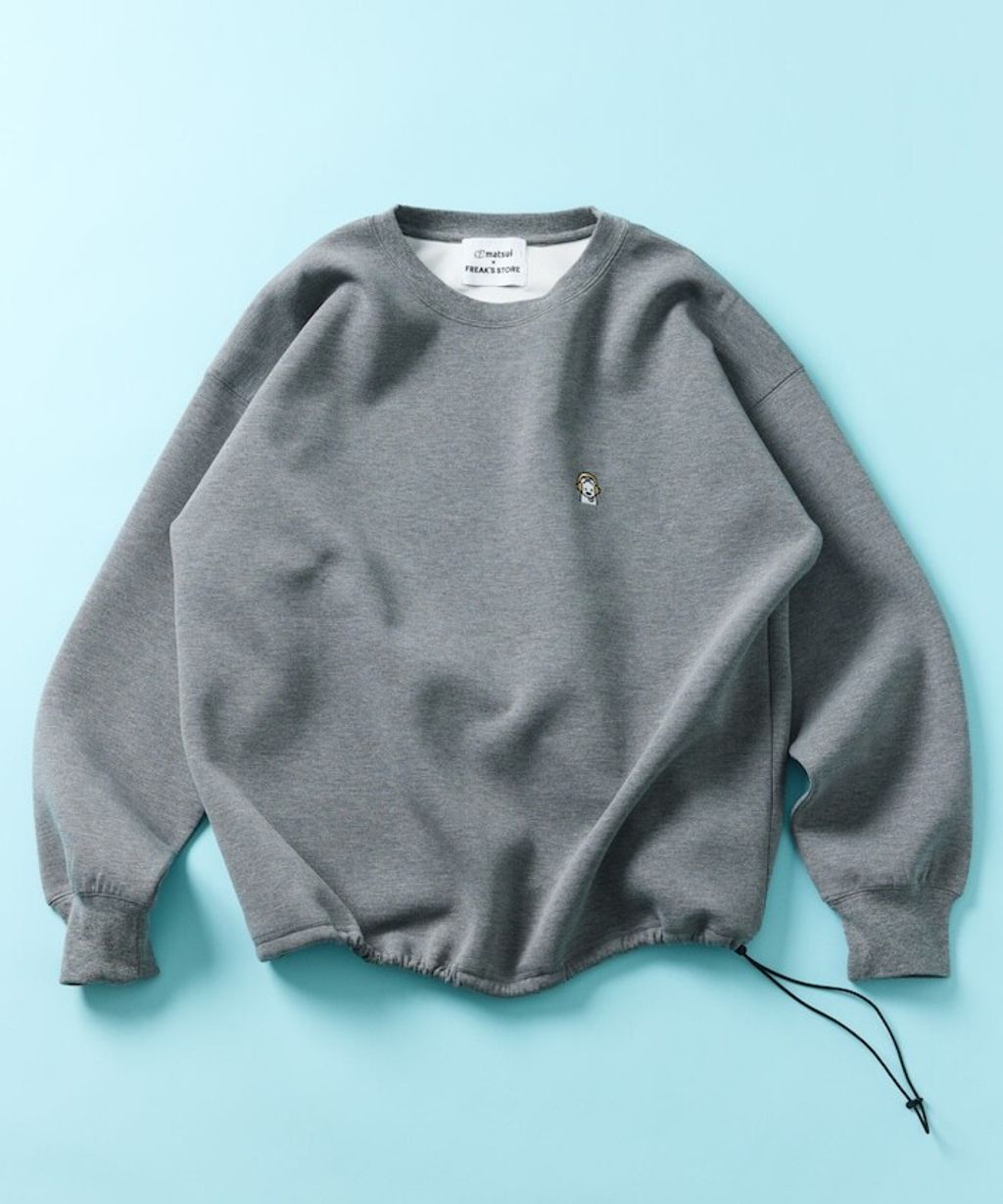 matsui×FREAKS STORE 跳舞狗狗下擺抽繩刷毛大學T_19