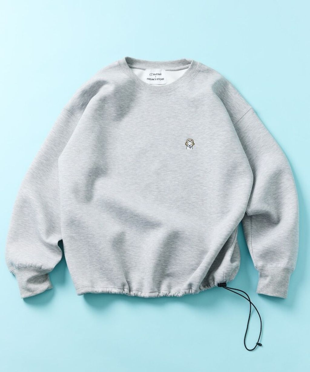 matsui×FREAKS STORE 跳舞狗狗下擺抽繩刷毛大學T_4