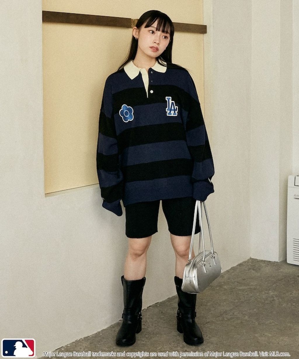 MARY QUANT × MLB × FREAKS STORE 三方聯名polo領針織衫_7