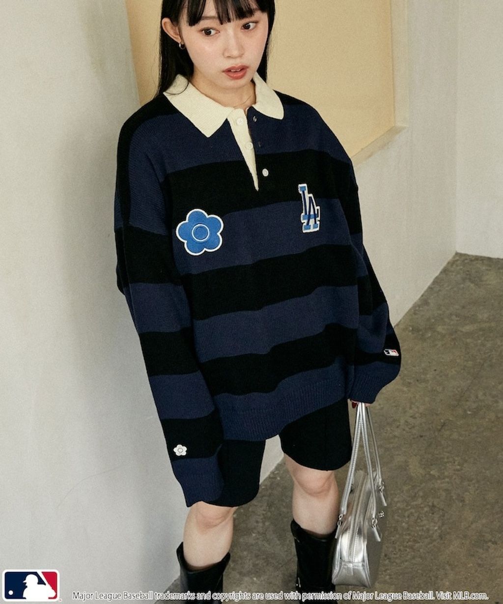 MARY QUANT × MLB × FREAKS STORE 三方聯名polo領針織衫_4