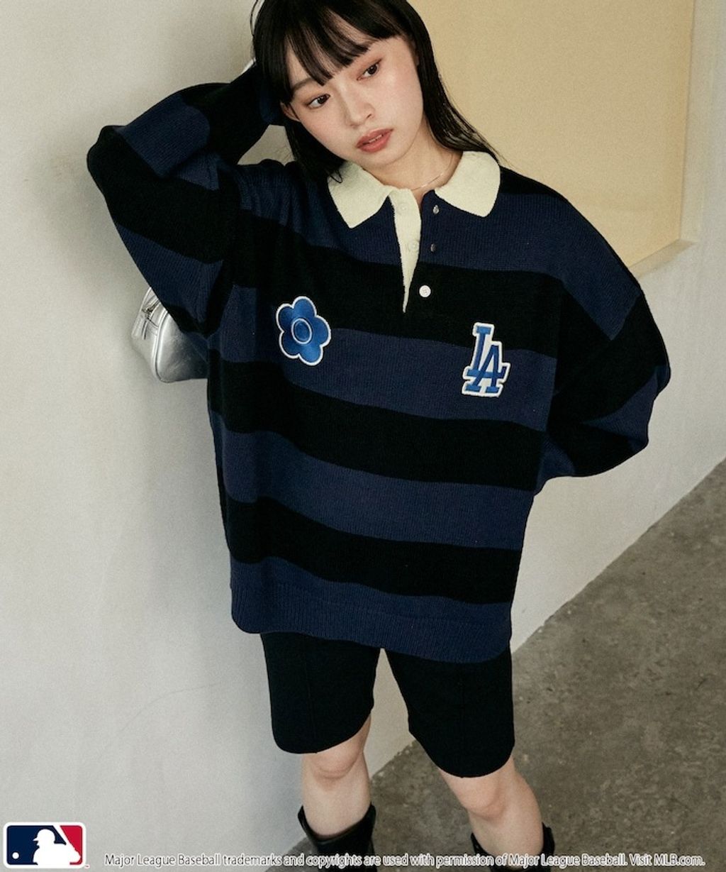 MARY QUANT × MLB × FREAKS STORE 三方聯名polo領針織衫_5