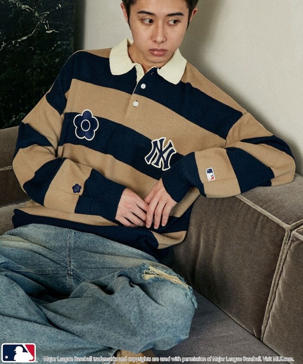 MARY QUANT × MLB × FREAKS STORE 三方聯名polo領針織衫_35
