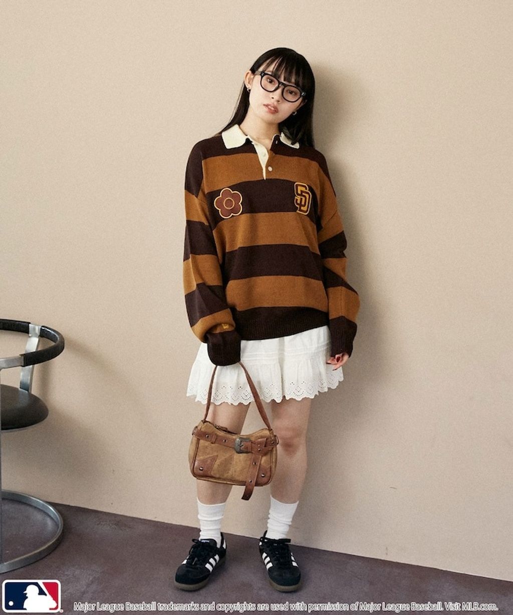 MARY QUANT × MLB × FREAKS STORE 三方聯名polo領針織衫_24