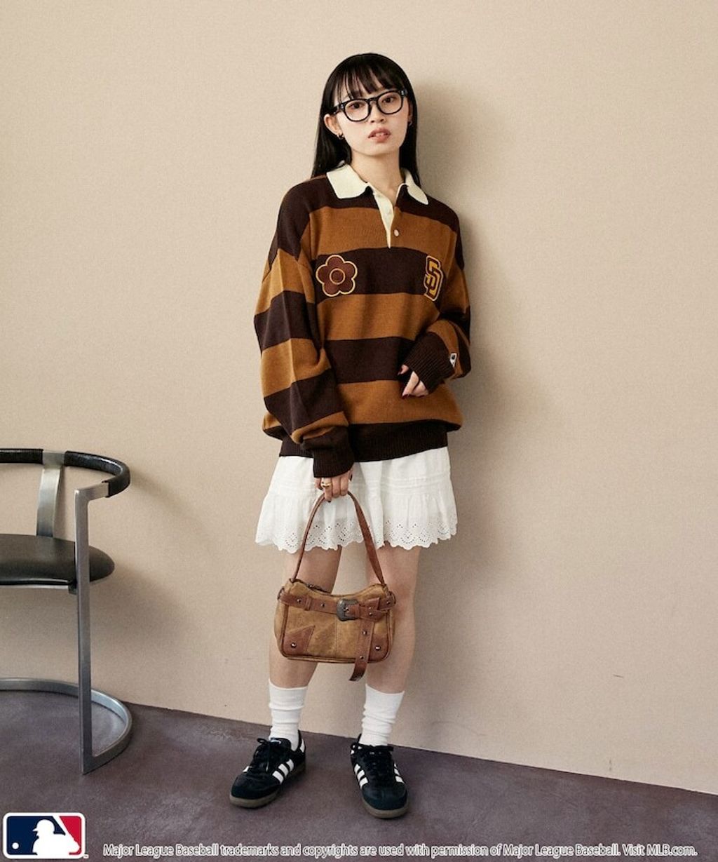 MARY QUANT × MLB × FREAKS STORE 三方聯名polo領針織衫_21